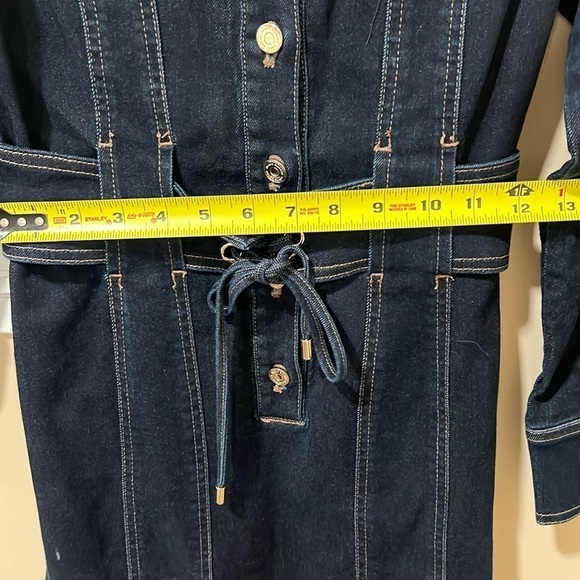 White House Black Market WHBM Jean/Denim Dress. LIKE NEW 2P. - Picture 7 of 10